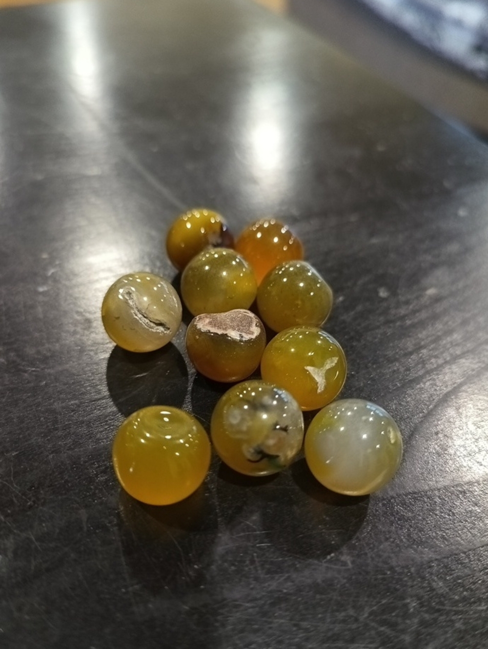 Mini Crystal Sphere Lot Of 10